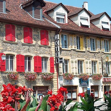 Hotel De La Croix-Blanche Cressier Eksteriør billede